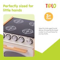 Tidlo educatief houten speelfornuis - thumbnail