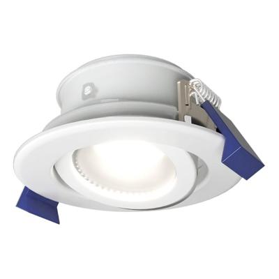 Lima LED inbouwspot - 4 Watt 345 Lumen - 6500K daglicht wit - GU10 - Dimbaar - Rond - Kantelbaar - IP65 Waterdicht - Wit - Voor binnen, buiten en badkamer