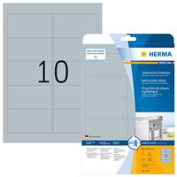 Etiket herma 4223 96x50.8mm folie zilver 250st - thumbnail