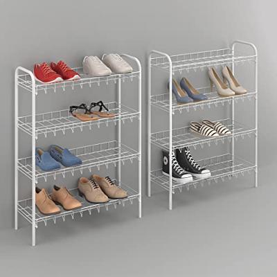Metaltex shoe schoenenrek 8 etages 64x23x165 cm wit