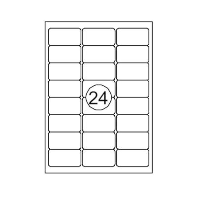 Etiket Quantore 63.5X33.9mm 360 stuks Etiket Quantore 63.5X33.9mm 360 stuks