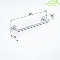 Handdoekhouder Sapho X-Steel Hangend 50.5 cm Geborsteld RVS Sapho - thumbnail