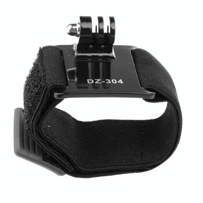 Dazzne 7 in 1 Helm Strap + Haak en Loop Fastener Belt + Gebogen Lijm + Chest Srap + J-haak en Platte Bases met 3M Sticker + Elastic Wrist Strap + Safe