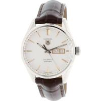 Tag Heuer Carrera automatisch herenhorloge met witte wijzerplaat WAR201DFC6291 - thumbnail