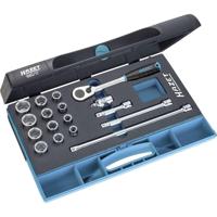 HAZET Dopsleutelset 880/17 · 3/8 inch (10 mm) vierkant hol · Buiten-zeskant-tractieprofiel · 17-delig · 10 - 22 - thumbnail