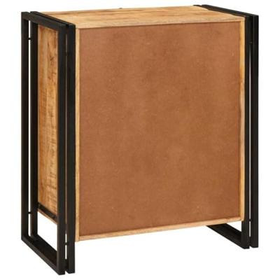 Nachtkastje Bruin 66 x 35 x 76 cm Massief ruw mango hout