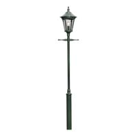 Buitenlamp Virgo 1-lichts zwart 62 cm inclusief laddersteun 570-750 exclusief mast - thumbnail