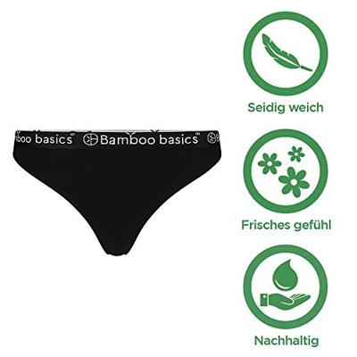 3-pak strings - Emma - Bamboe dames strings - Elastische band - Comfort string