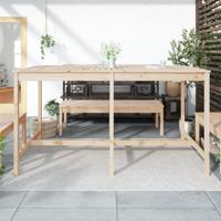 Tuintafel 203,5x90x110 cm massief grenenhout - thumbnail