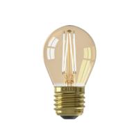 CALEX - LED Lamp - Kogellamp P45 - E27 Fitting - Dimbaar - 3.5W - Warm Wit 2100K - Goud - thumbnail