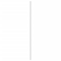 Hoofdbord 200 cm metaal wit - thumbnail