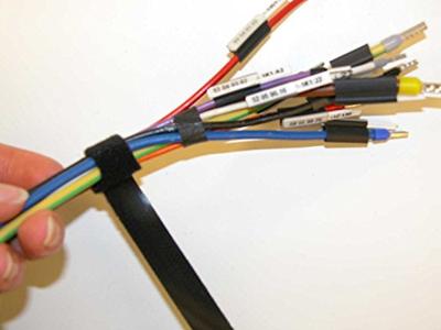 FASTECH® E7-2-131-B10 Klittenband kabelbinder Om te bundelen Haak- en lusdeel (l x b) 200 mm x 7 mm Blauw 10 stuk(s)