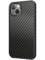 Black Rock Cover Robust Real Carbon Voor Apple IPhone 13 Zwart - thumbnail