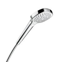 Hansgrohe Croma Select E handdouche 110 multi EcoSmart, wit/chroom - thumbnail