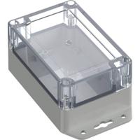 TRU COMPONENTS TC-10860624 Flensbehuizing 120 x 80 x 60.20 Polycarbonaat Lichtgrijs 1 stuk(s) - thumbnail