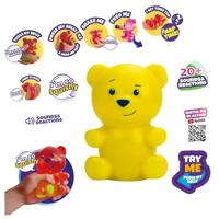 Jiggly Pets Gummymals Gummy Bear 12 cm + Licht en Geluid Geel - thumbnail