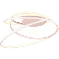 LED Plafondlamp - Trio Select Nala - 1 Lichtpunt van 57 Watt - Dimbaar - Aanpasbare Lichtkleur - IP20 - Mat Wit - Metaal - thumbnail