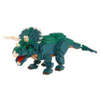 Bakstenen figuur - BANDAI - NANOBLOCK - Triceratops Deluxe - 930 stuks - thumbnail