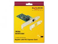 DeLOCK PCI Express Card > 1 x Gigabit LAN netwerkadapter - thumbnail