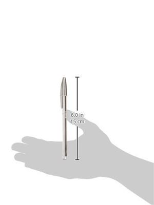 Boligrafo de tinta líquida Bic 921339 Zwart Zilverkleurig 0,32 mm (20 Onderdelen) - thumbnail