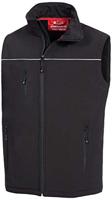 NITRAS SAFETY softshellweste "motion tex light " softshell vest gr. xl motion tex light black - thumbnail