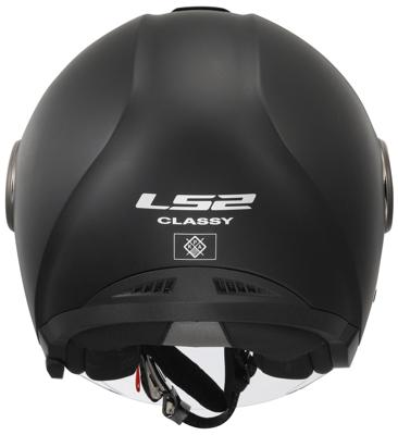 LS2 jethelm "of620 classy solid" helmet of620 classy solid matt black gr. 3xl