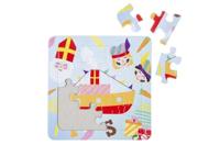 Puzzel Sint en piet 13,5cm 16 stukjes - thumbnail