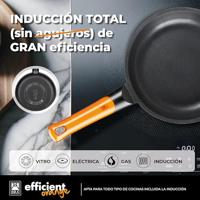Pan BRA A281224 Ø 24 cm TEFLON Zwart Oranje Aluminium Gehard aluminium Ø 24 cm - thumbnail