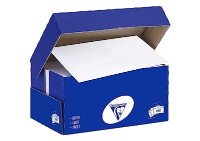 250 Witte enveloppen 110x220mm 90g zelfklevend Clairalfa