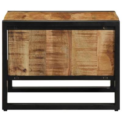 Salontafel 50x50x38 cm massief ruw hout mango