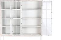 Planken DKD Home Decor Wit Zwart Metaal Mangohout 170 x 45 x 200 cm - thumbnail