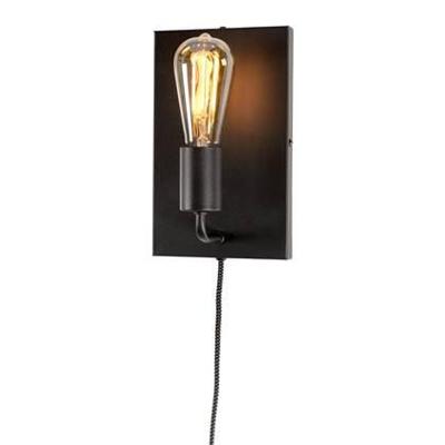 its about RoMi Wandlamp 'Madrid' 25cm, kleur Zwart