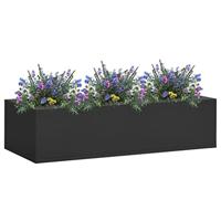 VidaXL Kantoorbloembak 90x40x23 cm staal antracietkleurig - thumbnail