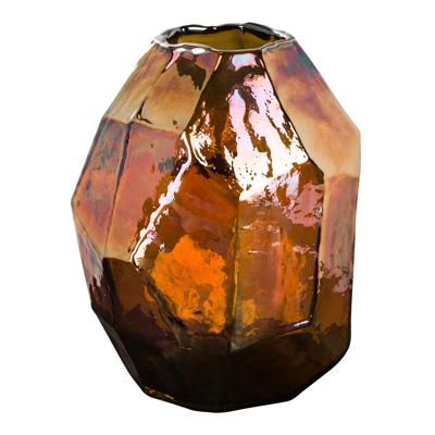 Valeria Gold glass vase L