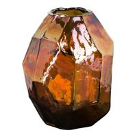 Valeria Gold glass vase L - thumbnail