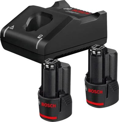 Bosch Professional 1600A019RD GAL 12V-40 + 2x GBA 12V 3.0Ah Accu en acculader voor gereedschap 12 V 3 Ah Li-ion