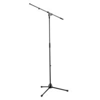 K&M 21020 microfoonstandaard met hengel zwart - thumbnail