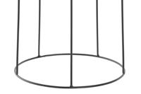 Grondlegger DKD Home Decor Natuurlijk Zwart Metaal Koloniaal Vezel (30 x 30 x 62 cm) - thumbnail