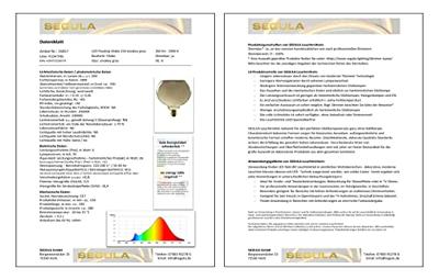 Segula Lamp Floating LED G150 6W 260LM 1900K Dimbaar Smoke
