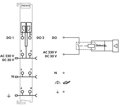 WAGO WAGO GmbH & Co. KG Digitale PLC-uitgangsmodule 753-512 1 stuk(s)