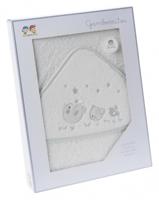 Gamberritos badcape Vogeltjes 100 x 100 cm katoen - thumbnail