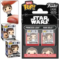 Star Wars Funko Bitty Pop! 2-Pack: Princess Leia & Han Solo - thumbnail