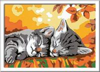 Ravensburger creart serie E autumn kitties - thumbnail
