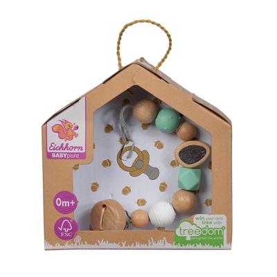 Eichhorn baby houten fopspeenketting Eichhorn baby houten fopspeenketting