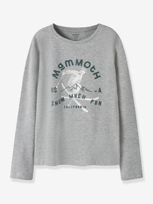 T-shirt met lange mouwen NKMVUX jongen NAME IT gemêleerd grijs