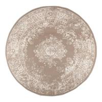 Interieur05 Rond Vintage Vloerkleed Keshan taupe|Bruin - 160 cm - thumbnail