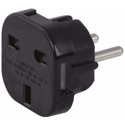 Showtec UK stekker naar schuko stroomadapter