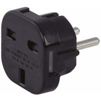 Showtec UK stekker naar schuko stroomadapter - thumbnail