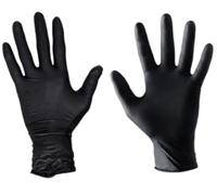 Handschoen hynex nitril xl 100st zwart - thumbnail