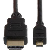 Joy-it K-1481 HDMI-kabel Raspberry Pi® [1x HDMI-stekker - 1x HDMI-stekker D micro] 3.00 m Zwart - thumbnail